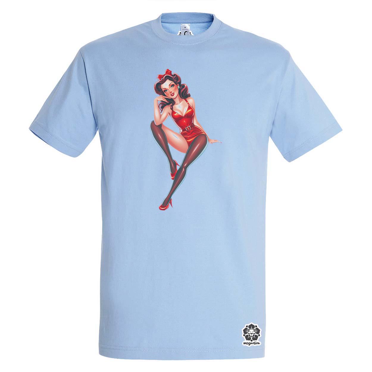 Pin-up girl v5 egyedi póló 