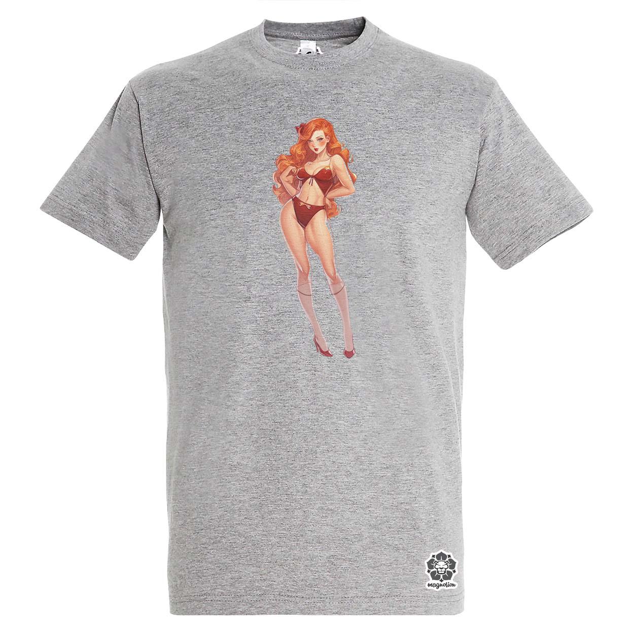 Pin-up girl v8 egyedi póló 
