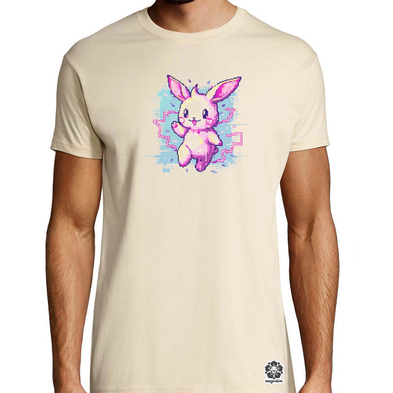 Pixelart kawaii nyuszi v1 egyedi póló 