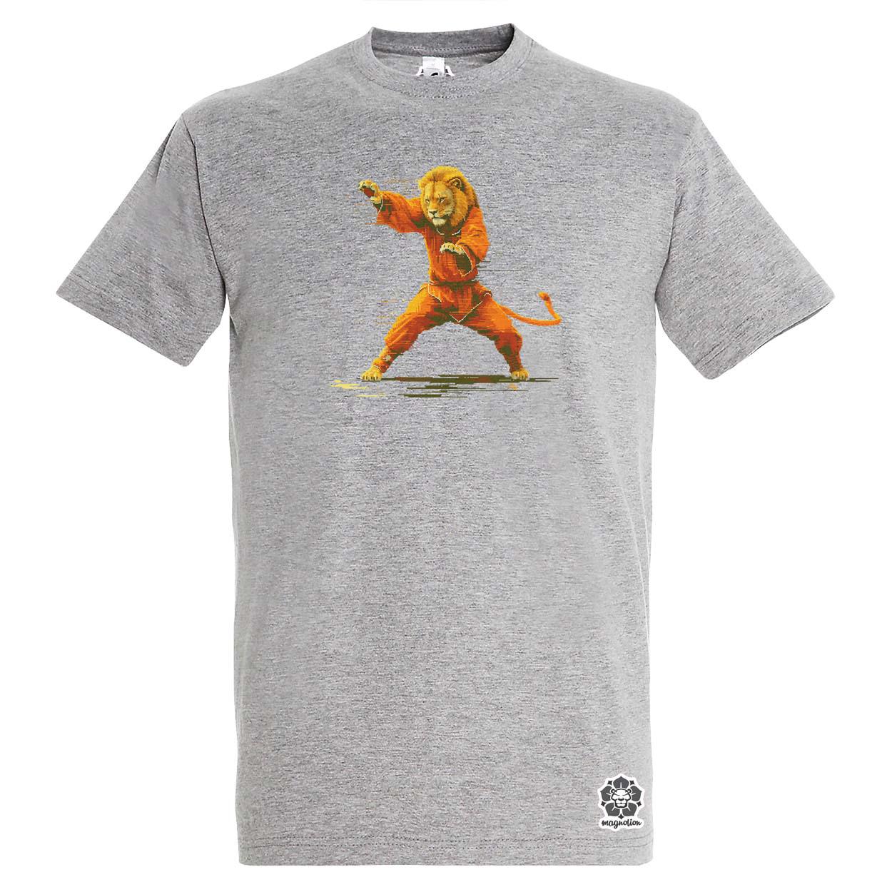 Pixelart kung fu oroszlán v1 egyedi póló 