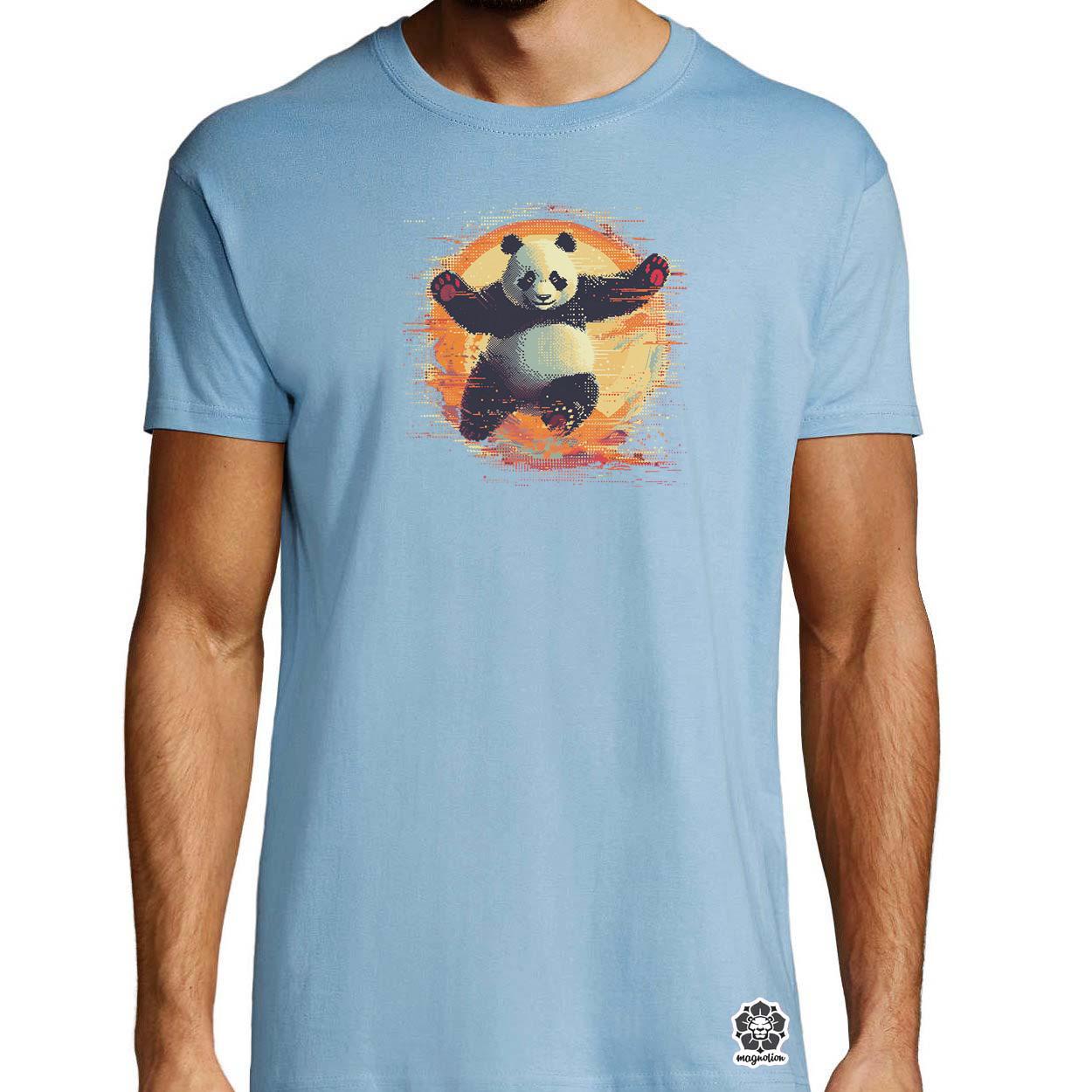 Pixelart kung fu panda v1 egyedi póló 