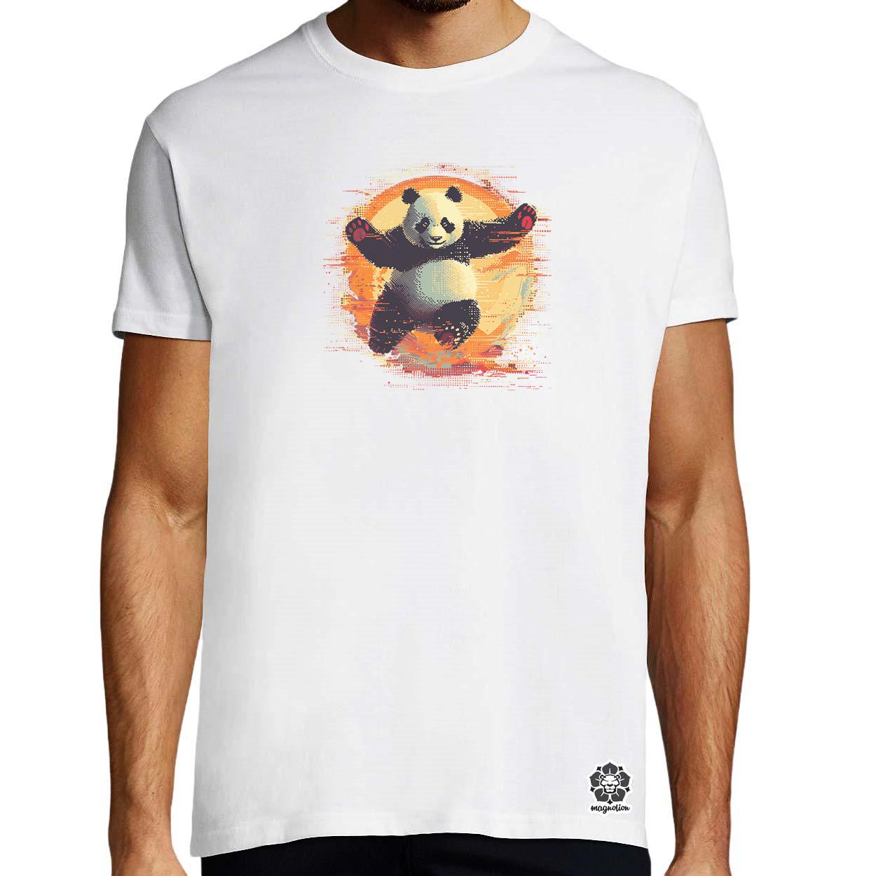 Pixelart kung fu panda v1 egyedi póló 