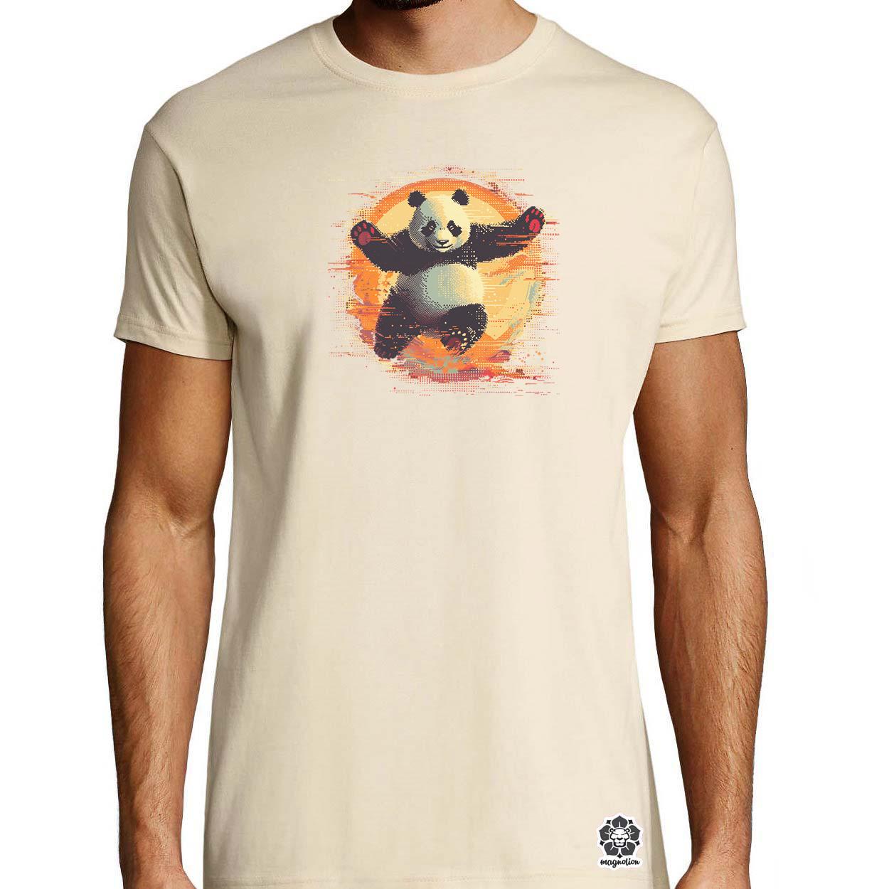 Pixelart kung fu panda v1 egyedi póló 