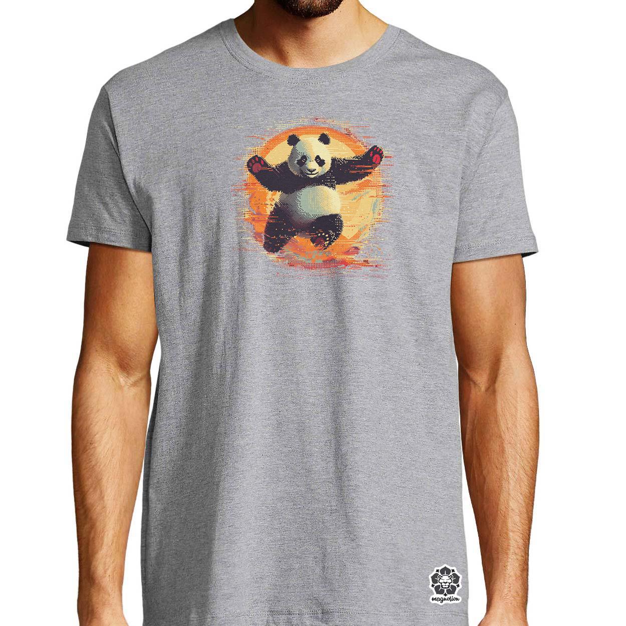Pixelart kung fu panda v1 egyedi póló 