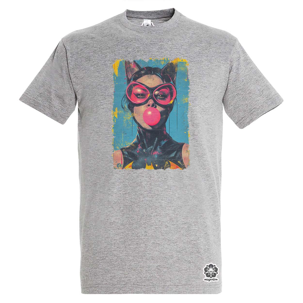 Popart macskanő v1 egyedi póló 