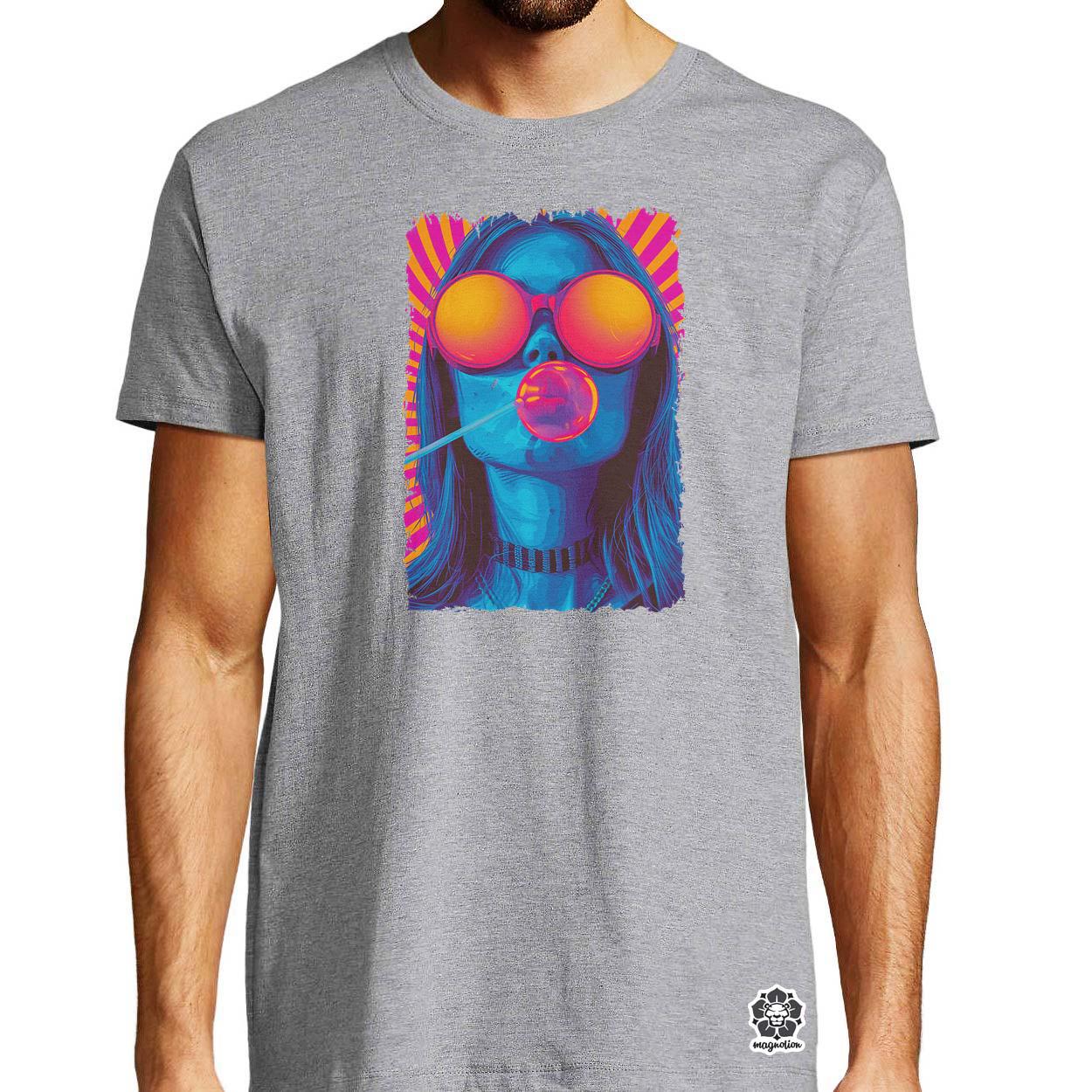 Popart macskanő v6 egyedi póló 