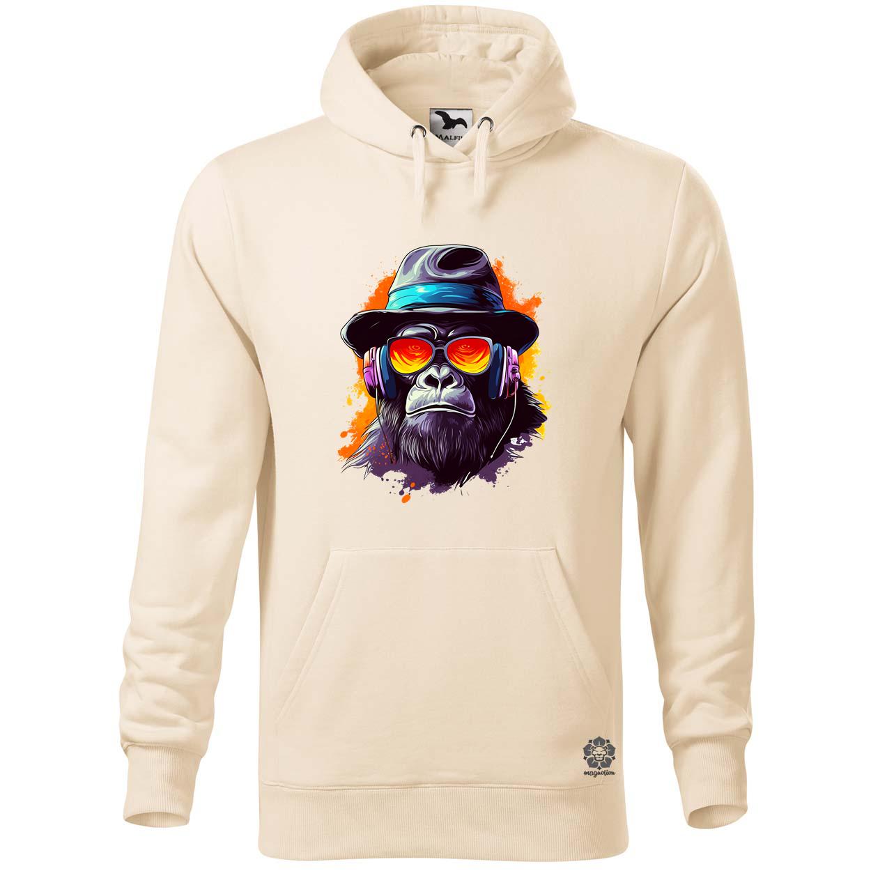 Gorilla zenét hallgat v10 egyedi  pulóver 