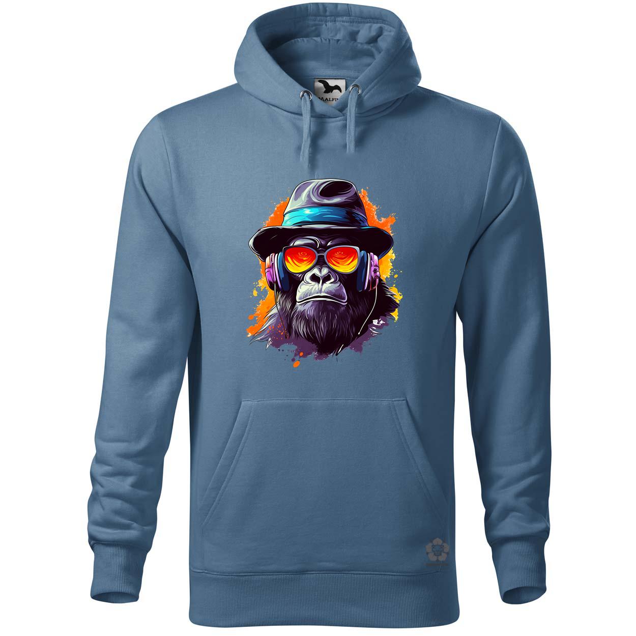 Gorilla zenét hallgat v10 egyedi  pulóver 