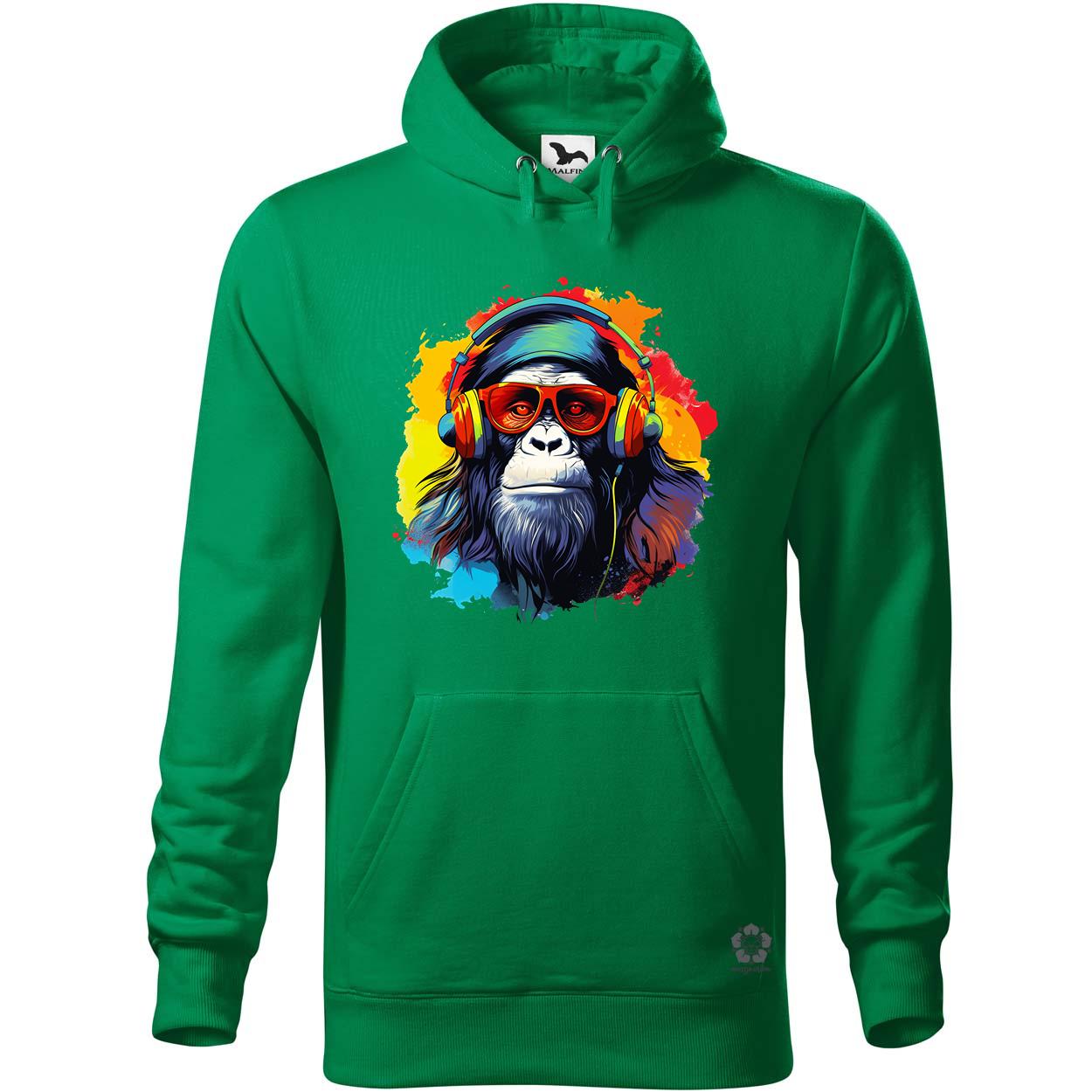 Gorilla zenét hallgat v8 egyedi  pulóver 