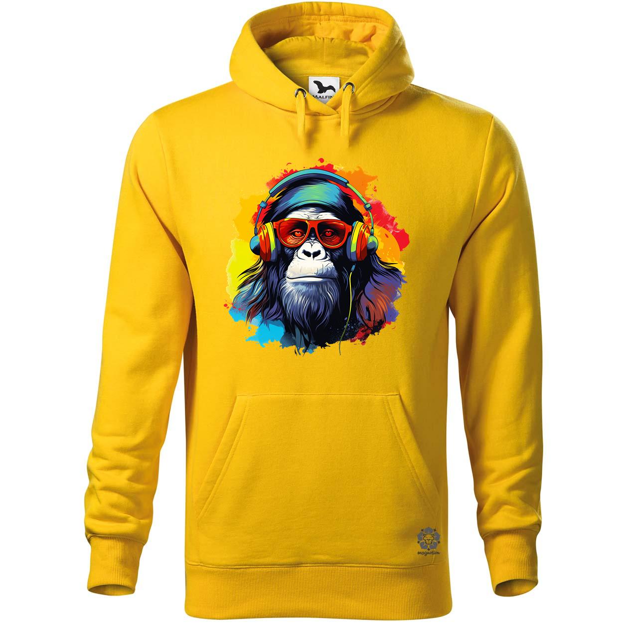 Gorilla zenét hallgat v8 egyedi  pulóver 
