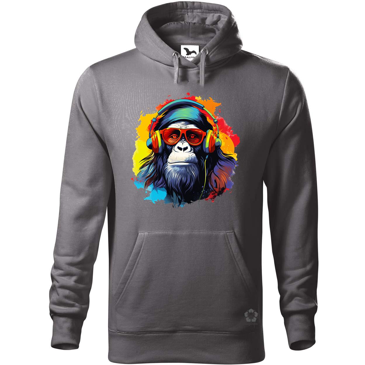 Gorilla zenét hallgat v8 egyedi  pulóver 