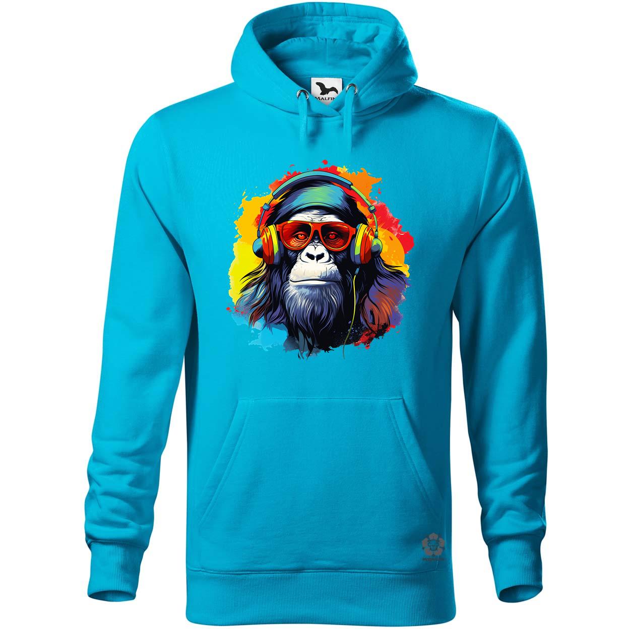 Gorilla zenét hallgat v8 egyedi  pulóver 
