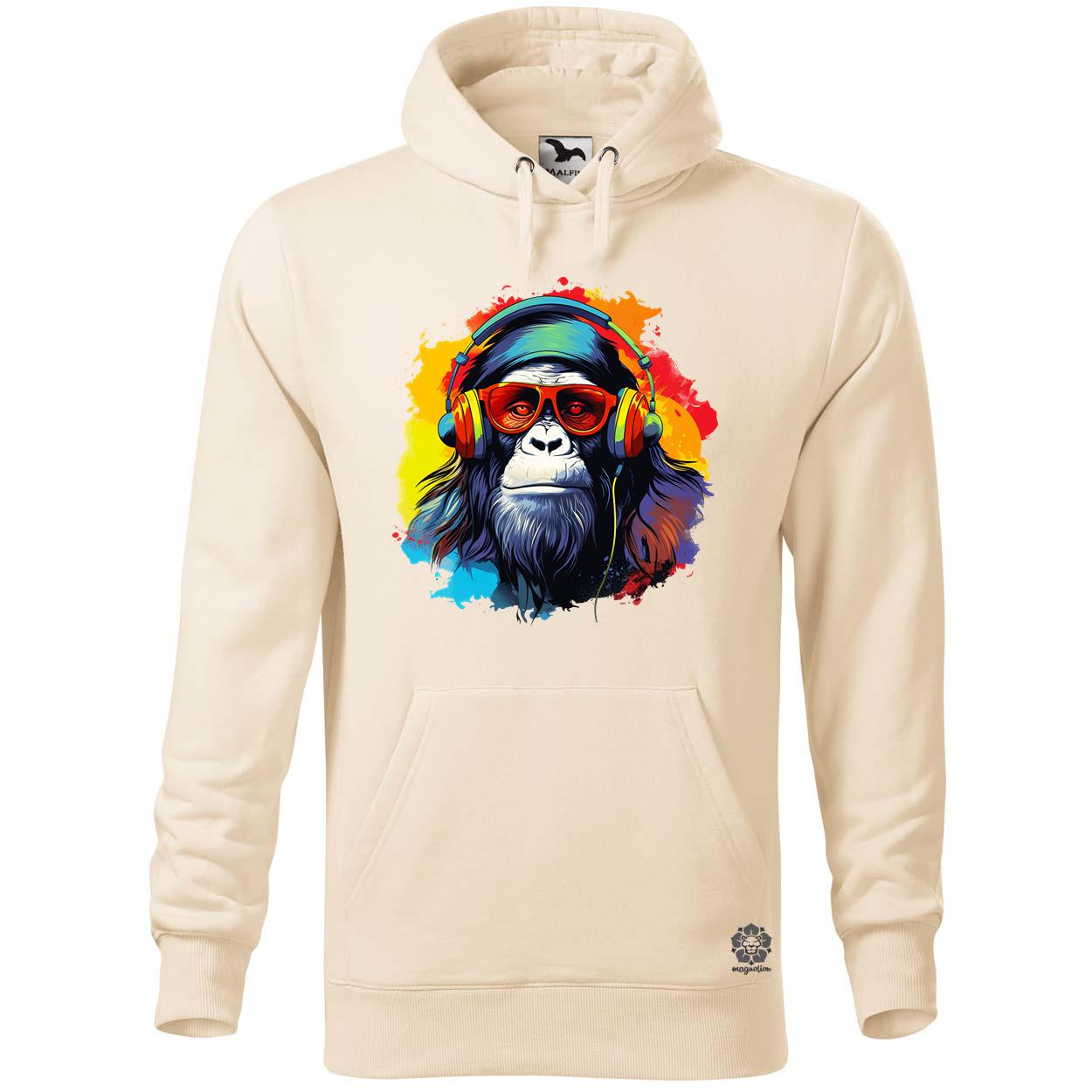 Gorilla zenét hallgat v8 egyedi  pulóver 