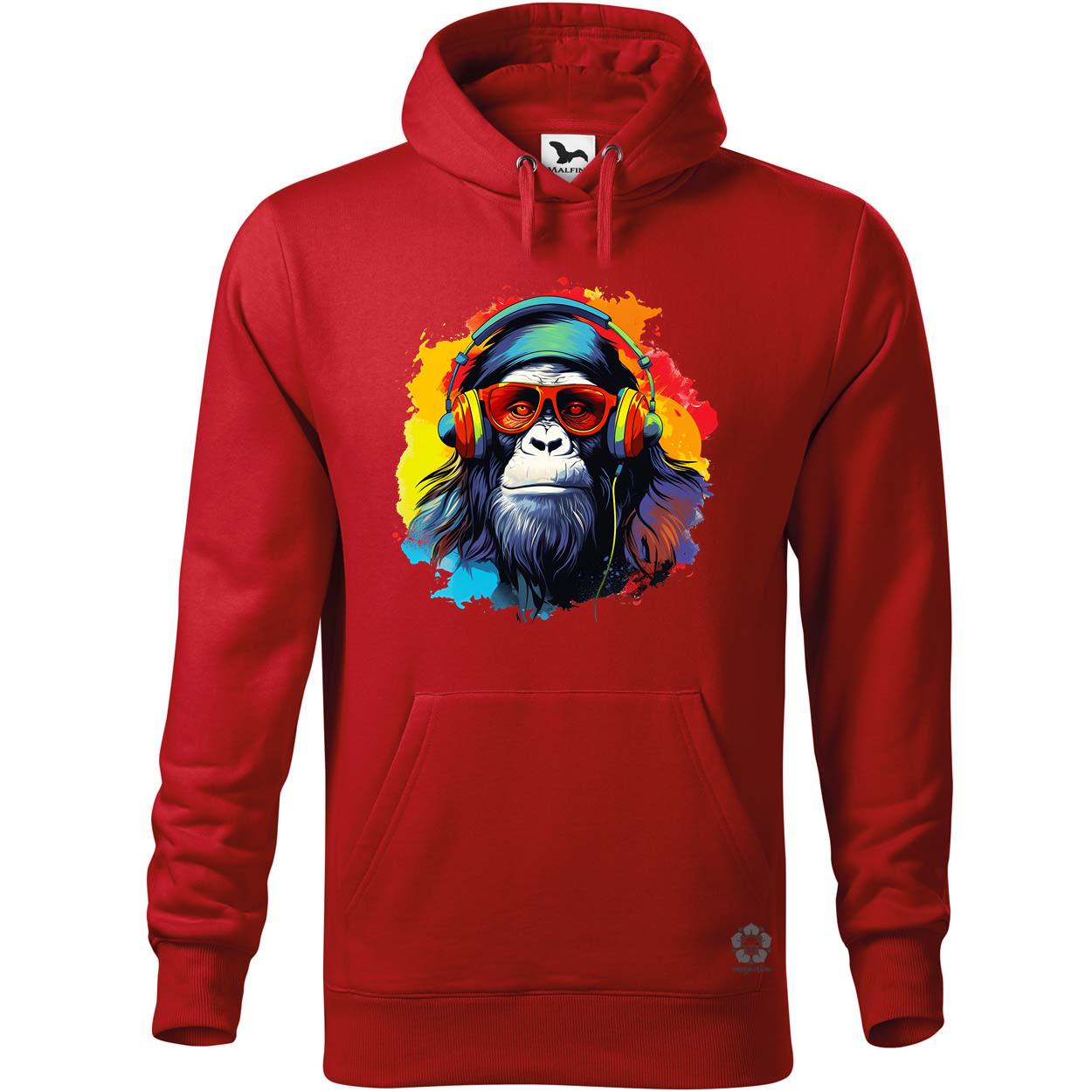 Gorilla zenét hallgat v8 egyedi  pulóver 