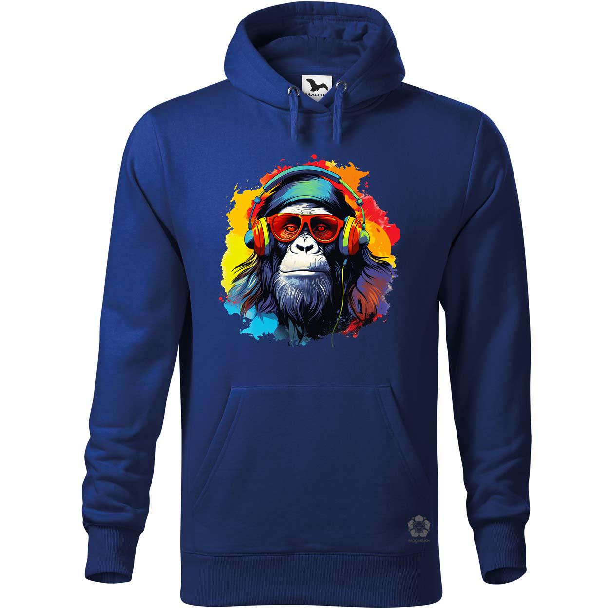 Gorilla zenét hallgat v8 egyedi  pulóver 