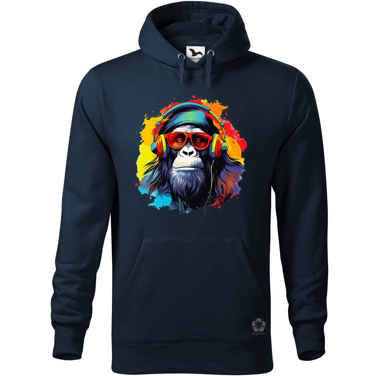 Gorilla zenét hallgat v8 egyedi  pulóver 