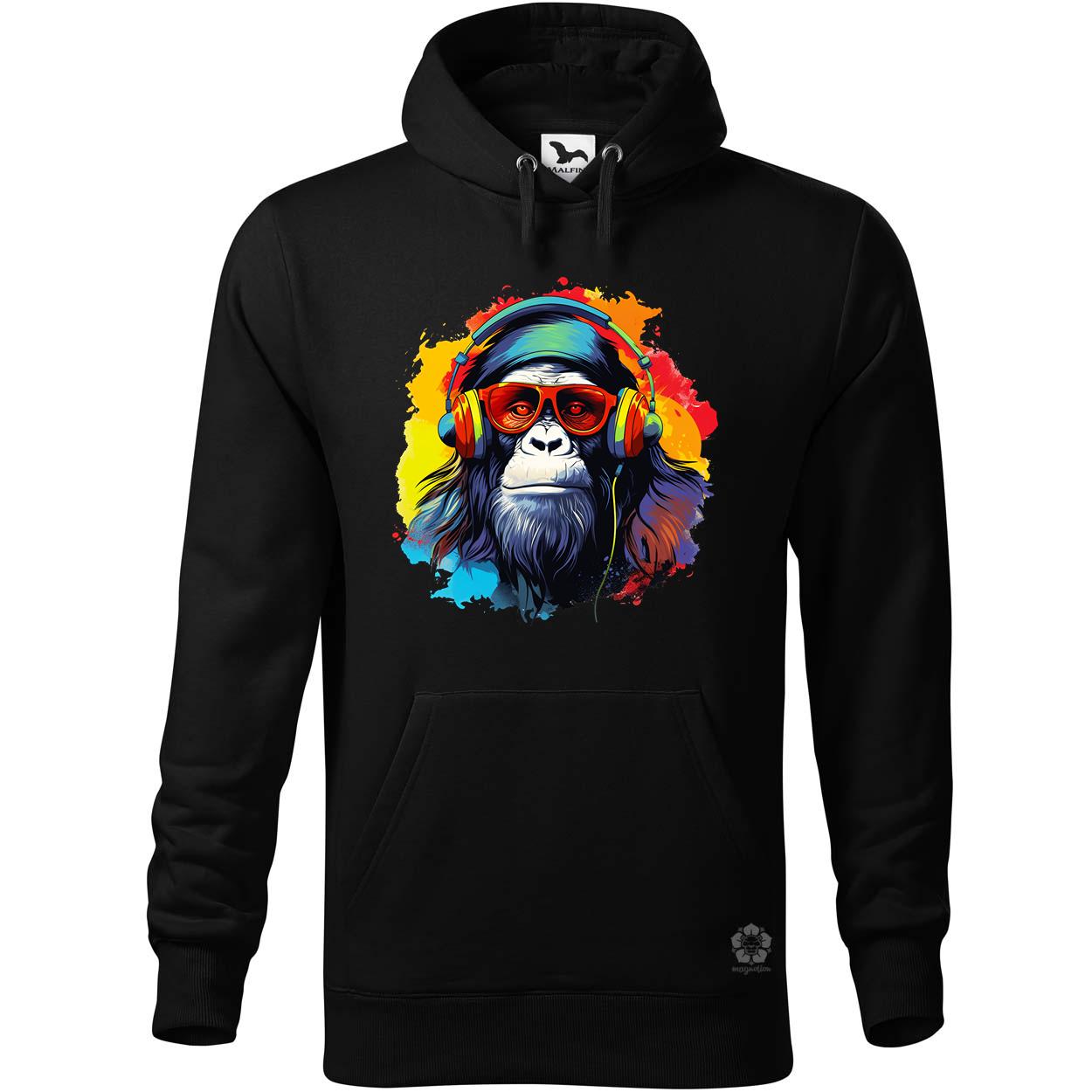 Gorilla zenét hallgat v8 egyedi  pulóver 