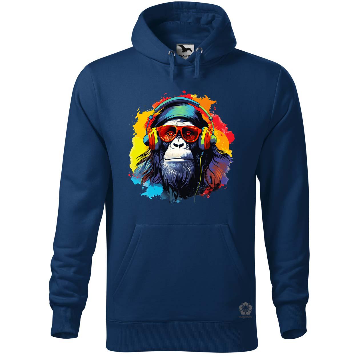 Gorilla zenét hallgat v8 egyedi  pulóver 