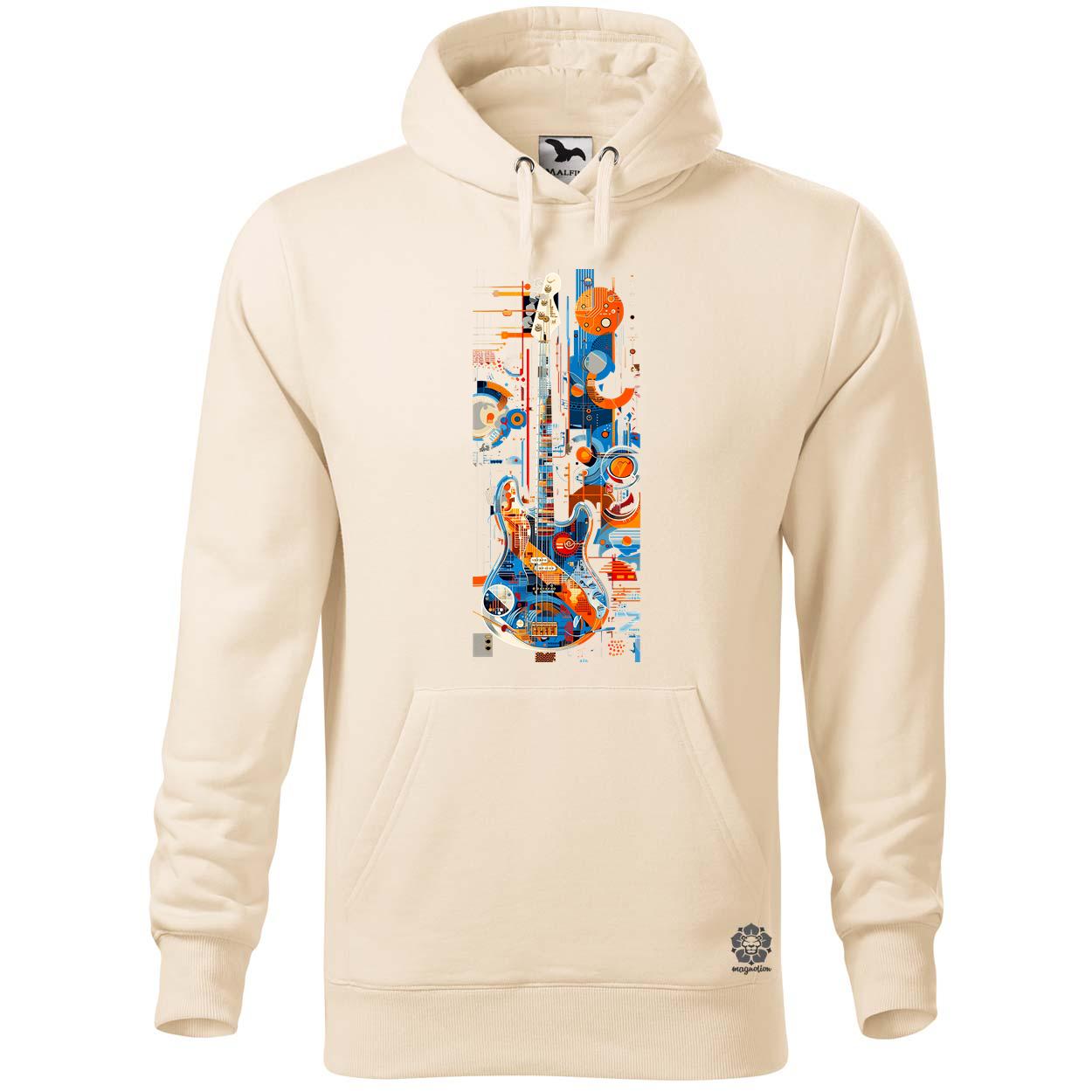 Graffiti gitár v3 egyedi  pulóver 