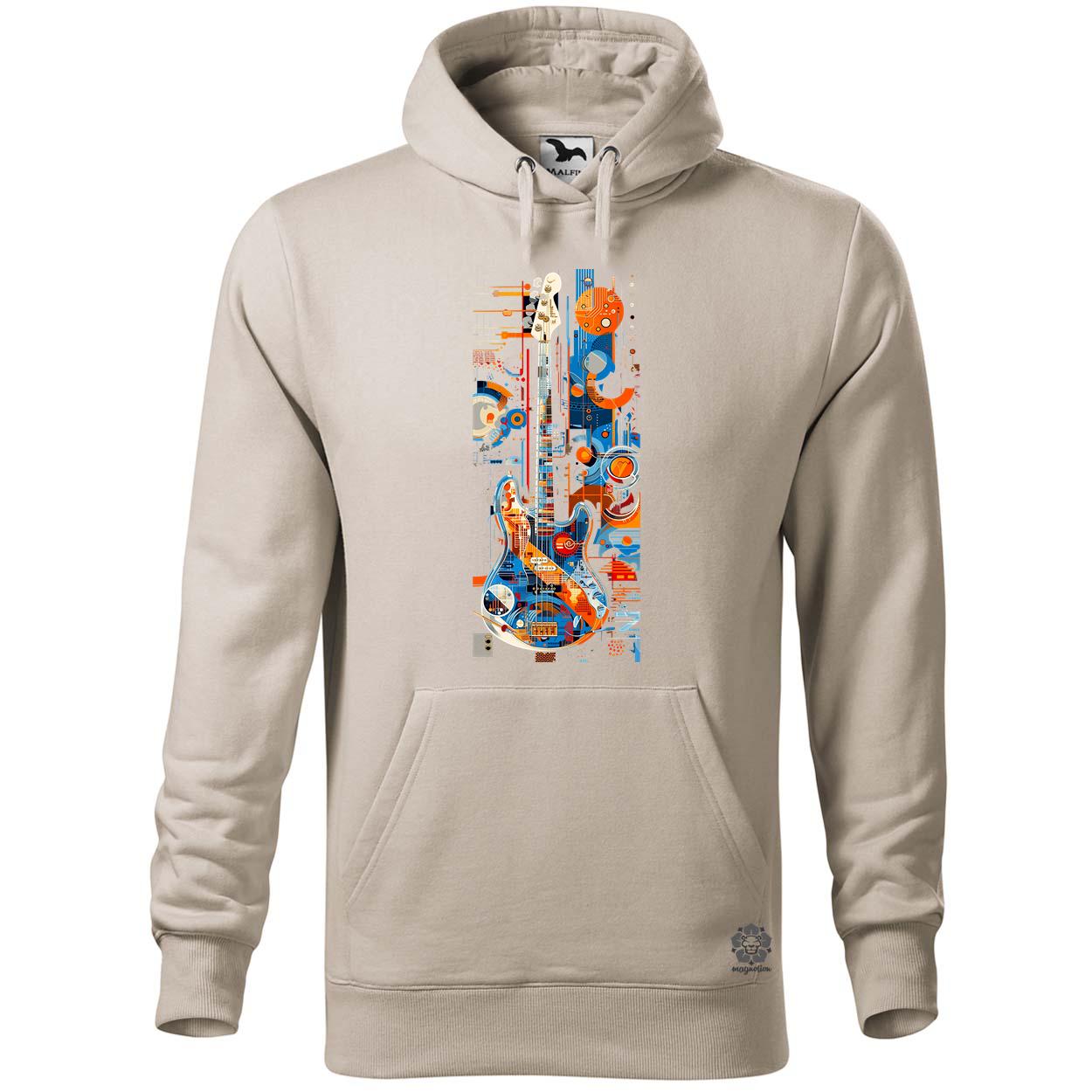 Graffiti gitár v3 egyedi  pulóver 