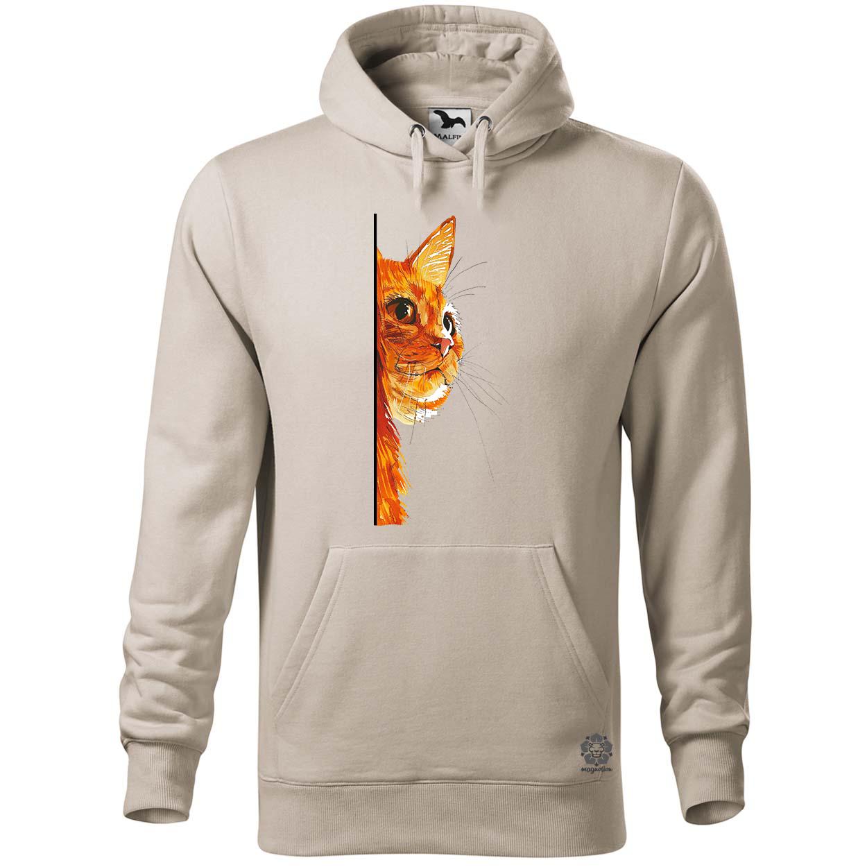 Macska kukucskál v1 egyedi  pulóver 
