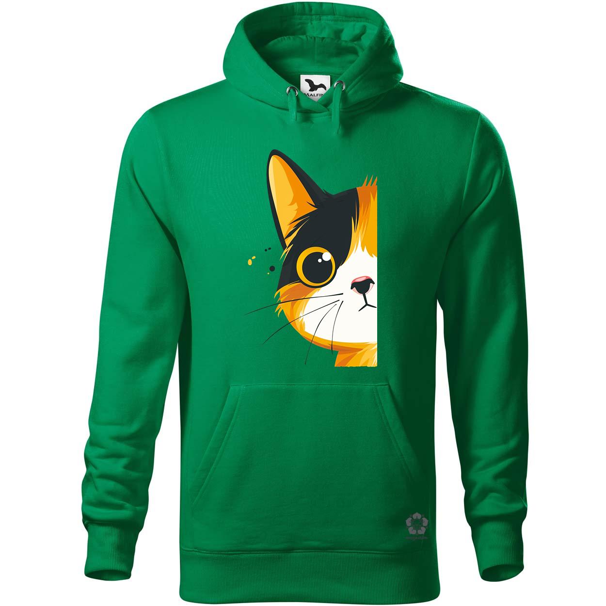 Macska kukucskál v4 egyedi  pulóver 