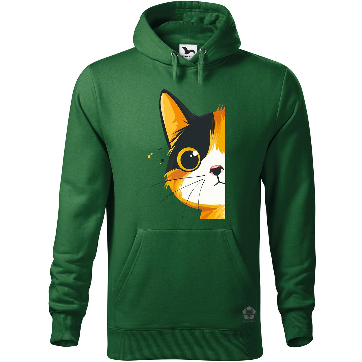 Macska kukucskál v4 egyedi  pulóver 