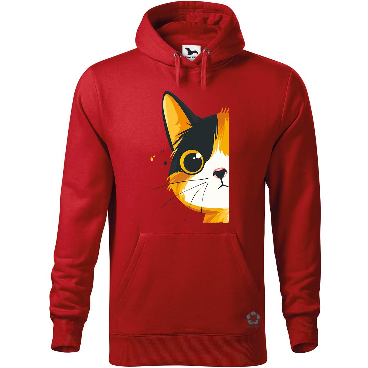 Macska kukucskál v4 egyedi  pulóver 