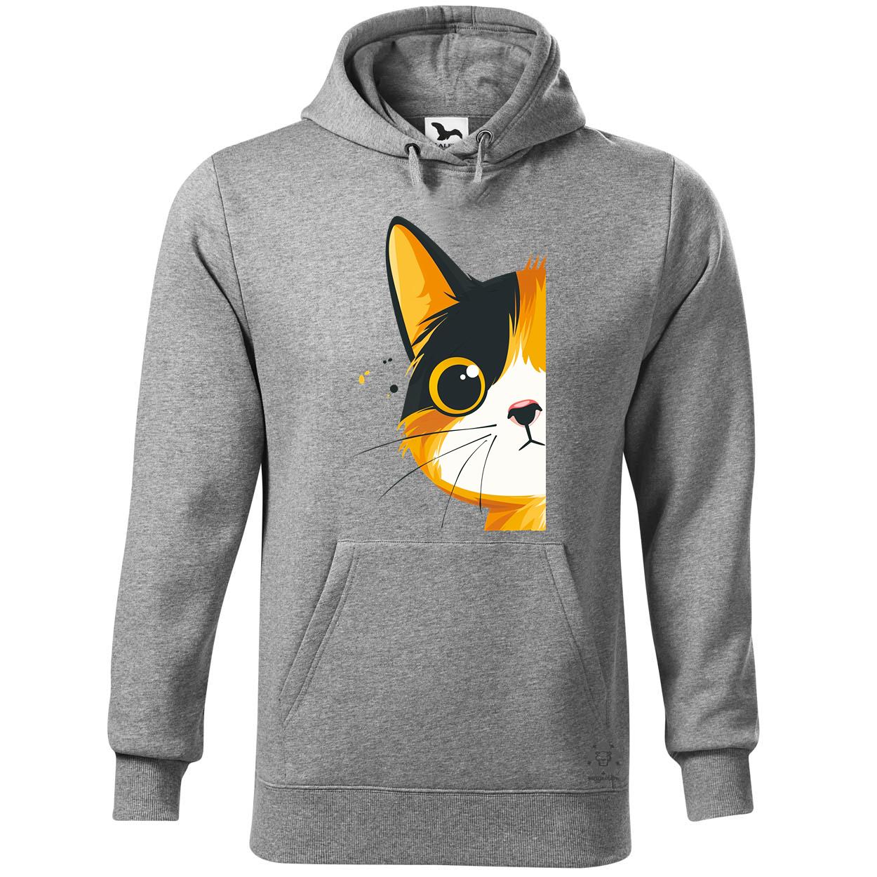Macska kukucskál v4 egyedi  pulóver 