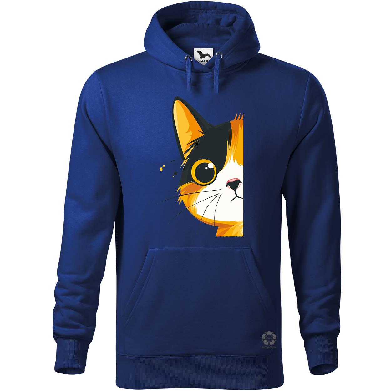Macska kukucskál v4 egyedi  pulóver 