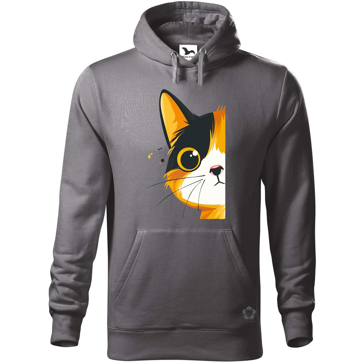 Macska kukucskál v4 egyedi  pulóver 