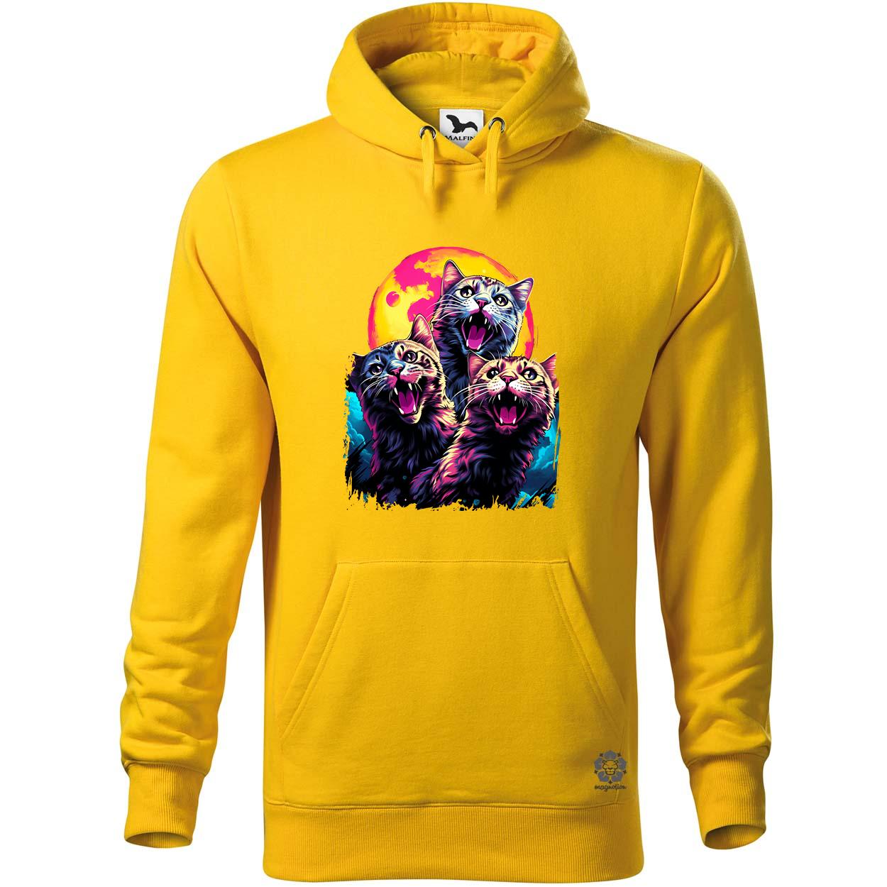 Neon nyávogás v4 egyedi  pulóver 