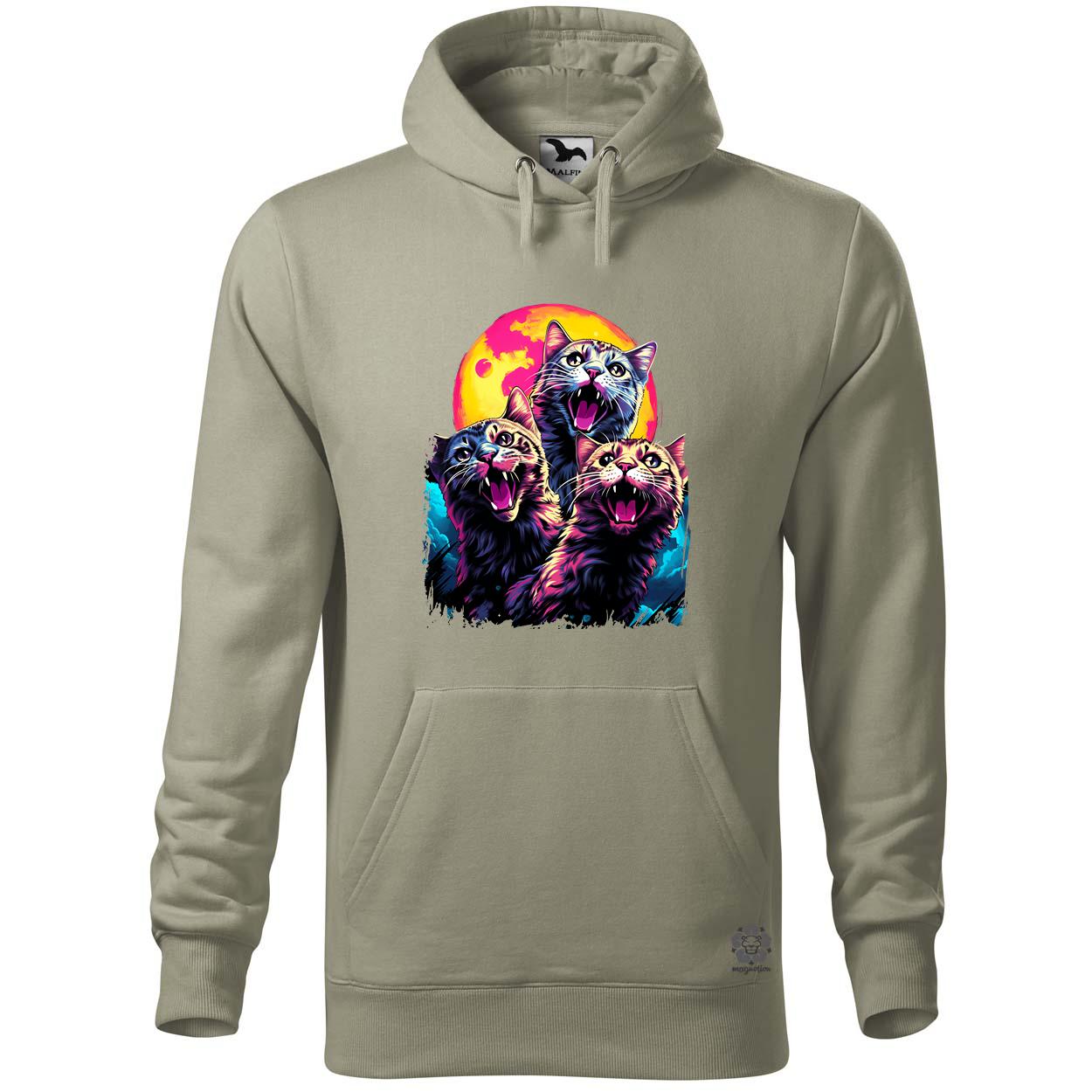 Neon nyávogás v4 egyedi  pulóver 