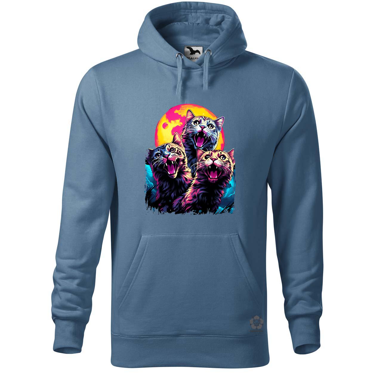 Neon nyávogás v4 egyedi  pulóver 