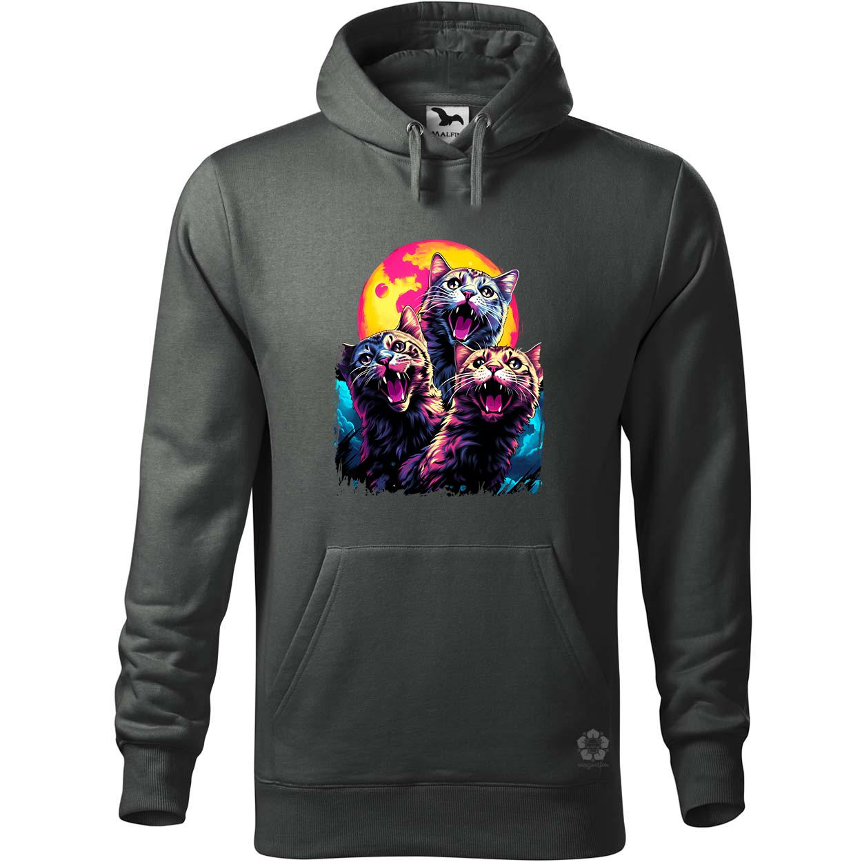 Neon nyávogás v4 egyedi  pulóver 