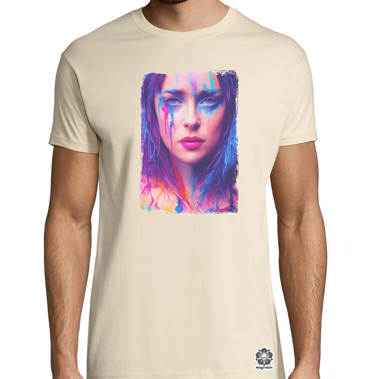 Folyékony színes bevonattal Dakota Johnson egyedi póló 