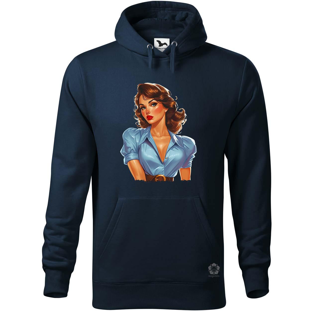 Pin-up girl portré v8 egyedi  pulóver 