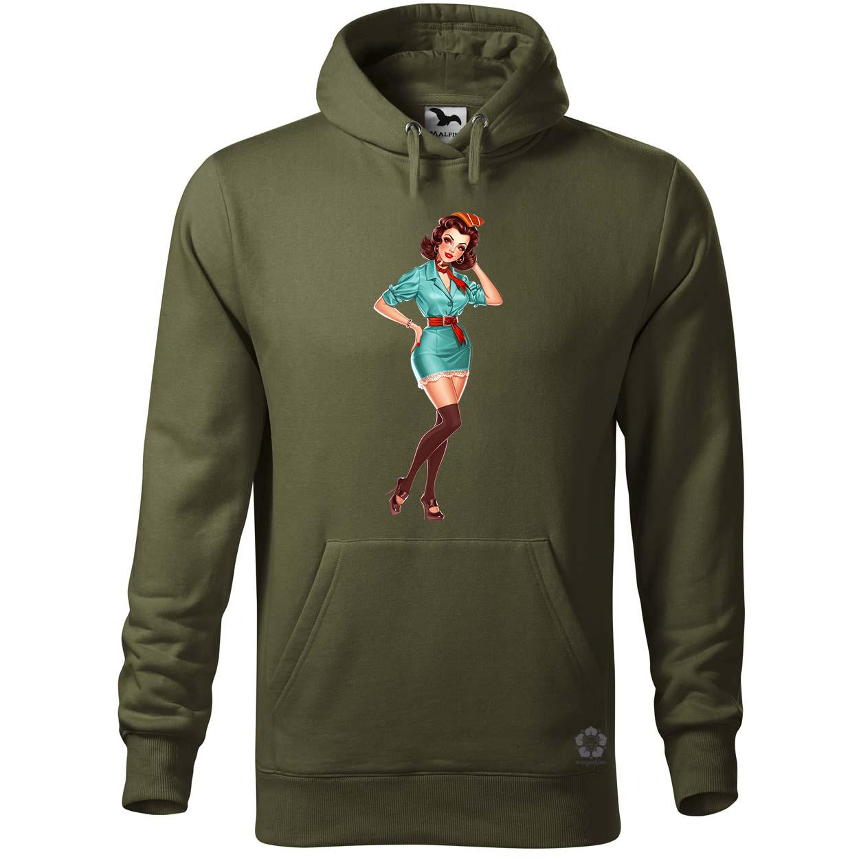 Pin-up girl v7 egyedi  pulóver 