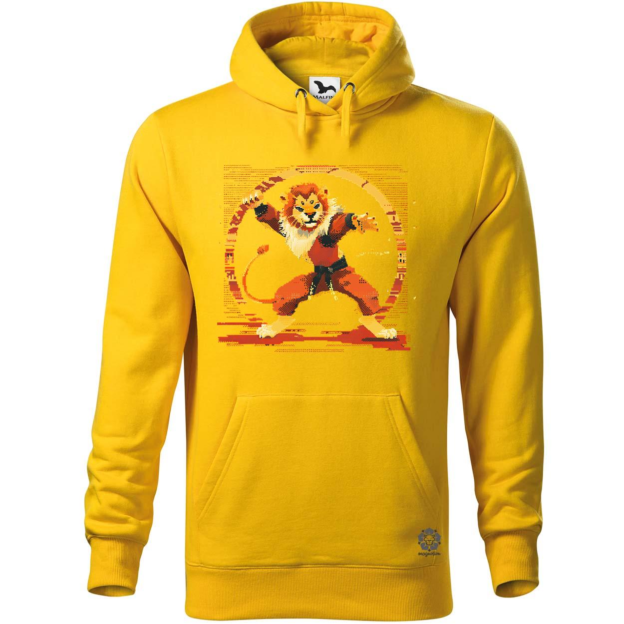 Pixelart kung fu oroszlán v2 egyedi  pulóver 