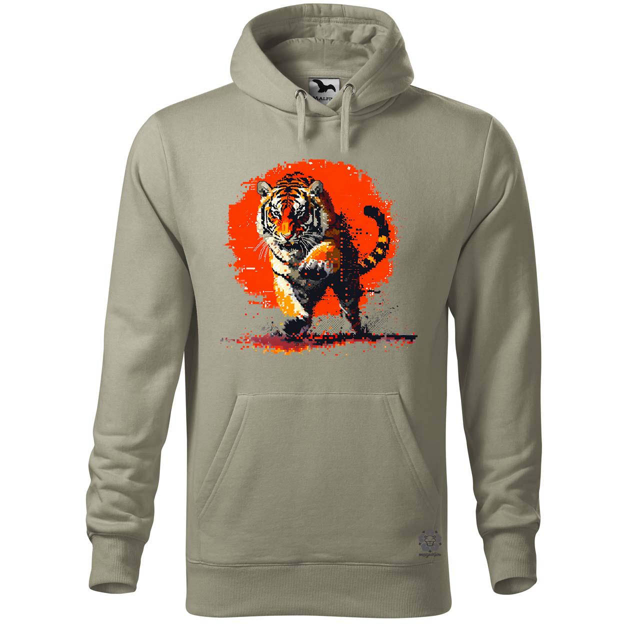 Pixelart kung fu tigris v2 egyedi  pulóver 