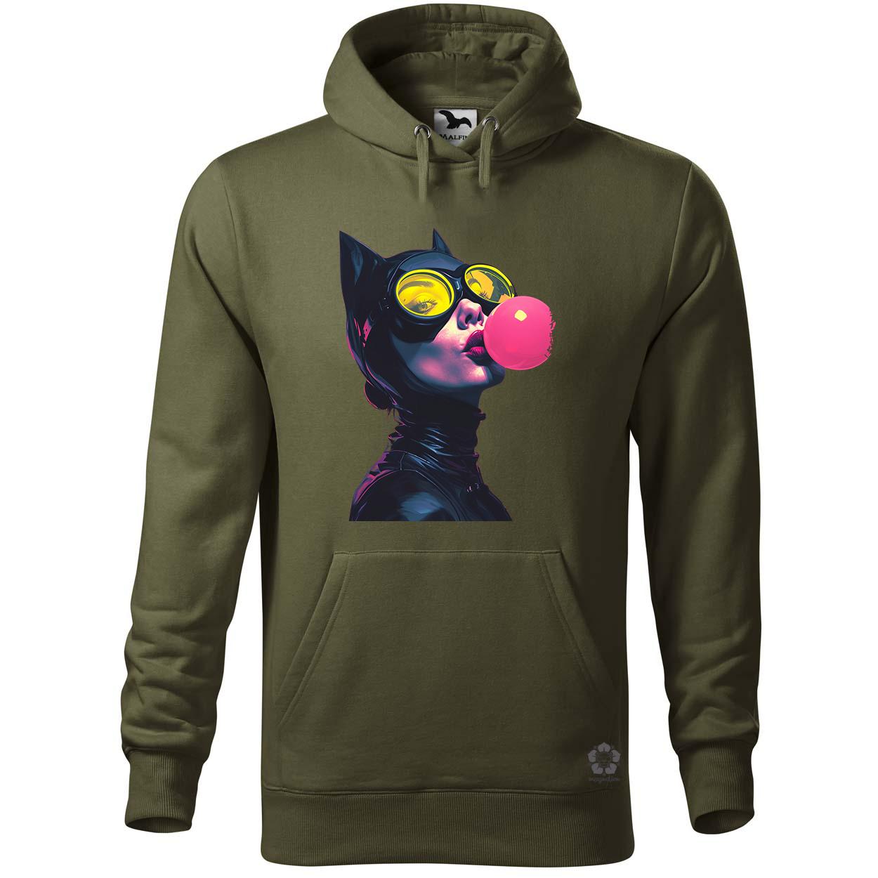 Popart macskanő v4 egyedi  pulóver 