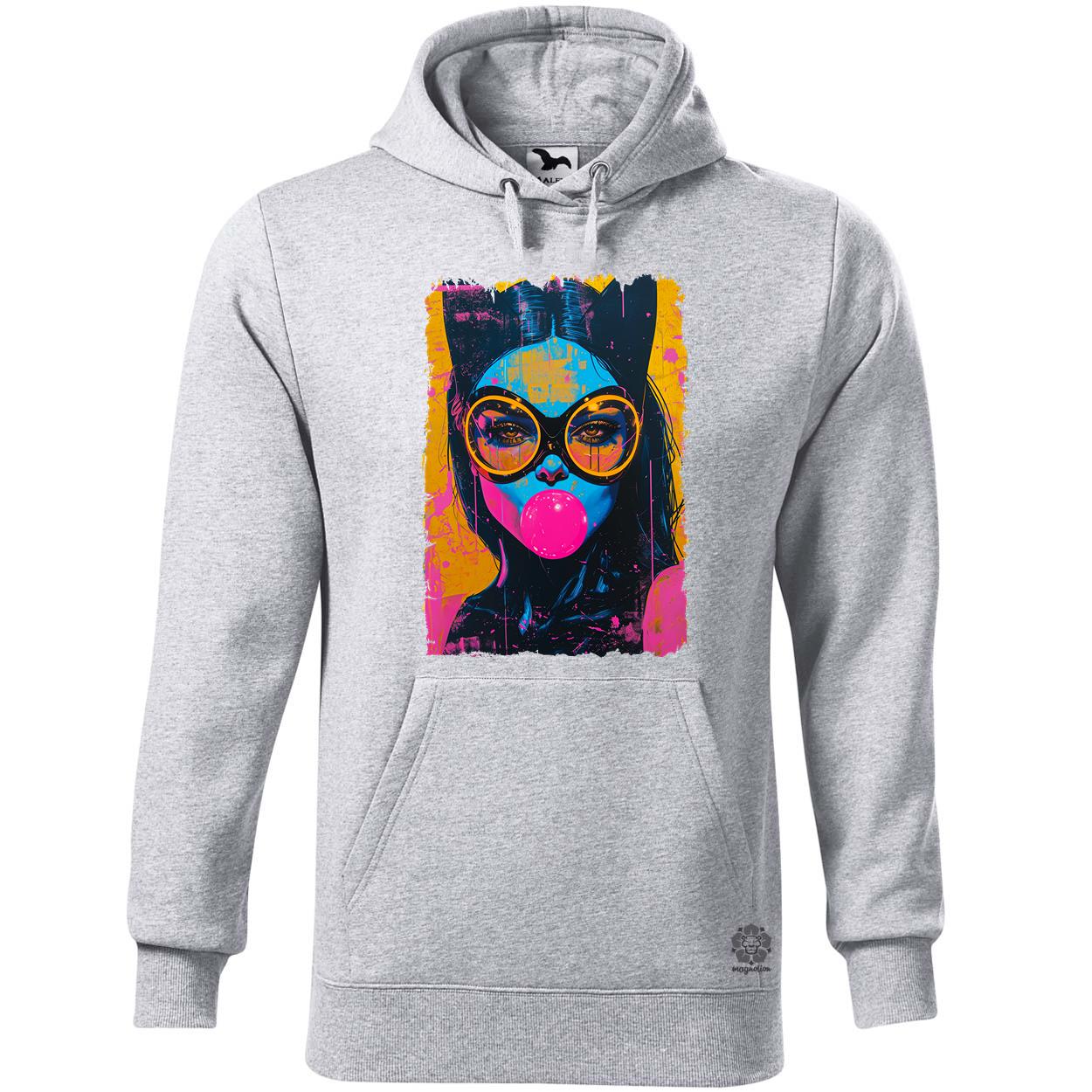 Popart macskanő v5 egyedi  pulóver 