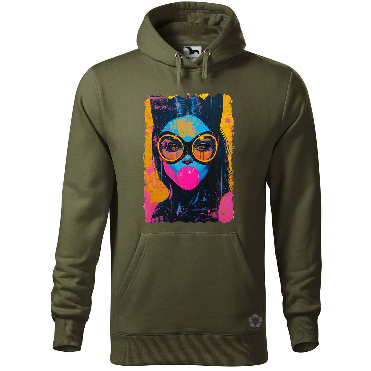 Popart macskanő v5 egyedi  pulóver 