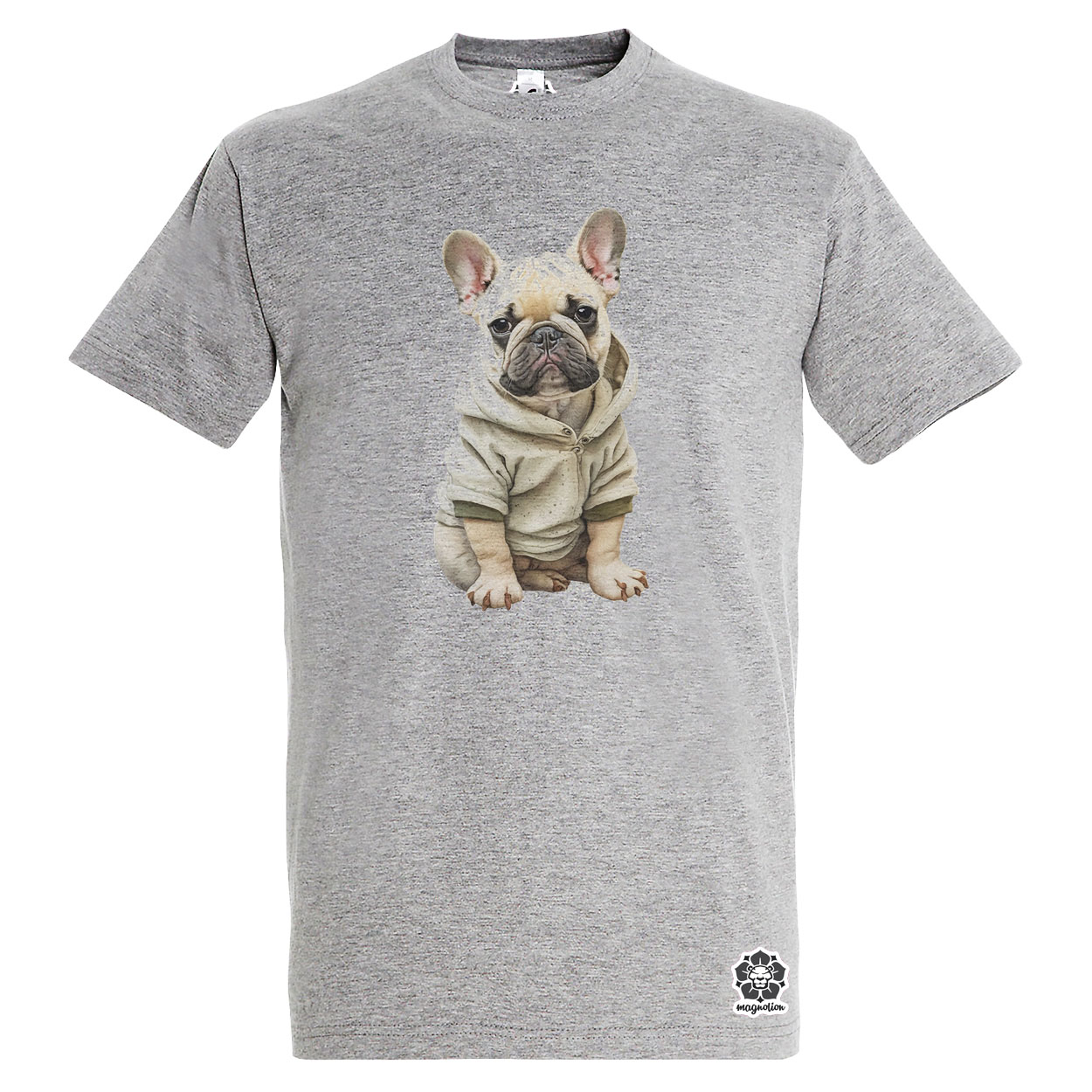 Francia bulldog kölyök v2 egyedi póló 
