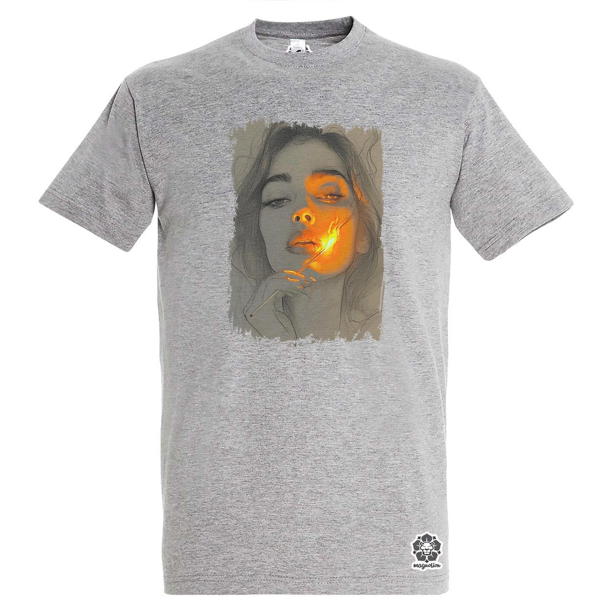Rágyújtok v11 egyedi póló 