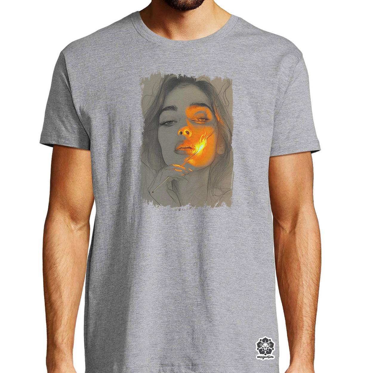 Rágyújtok v11 egyedi póló 