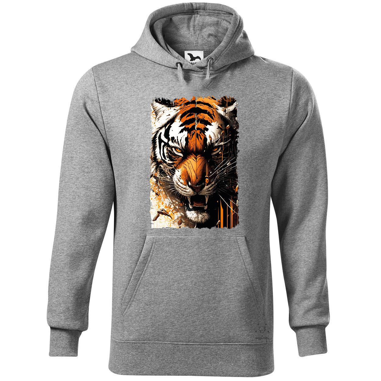 Tigris fantázia v4 egyedi  pulóver 