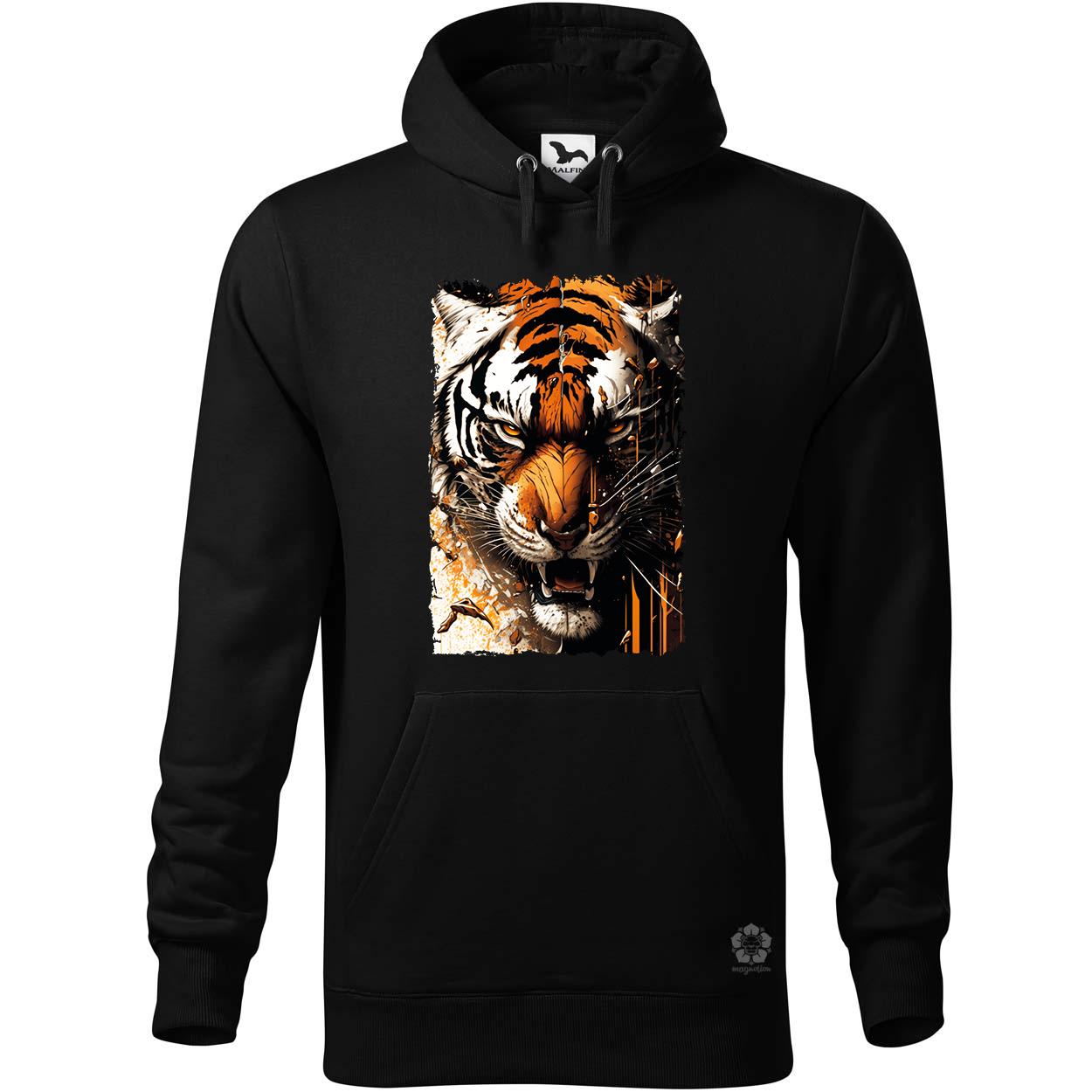 Tigris fantázia v4 egyedi  pulóver 