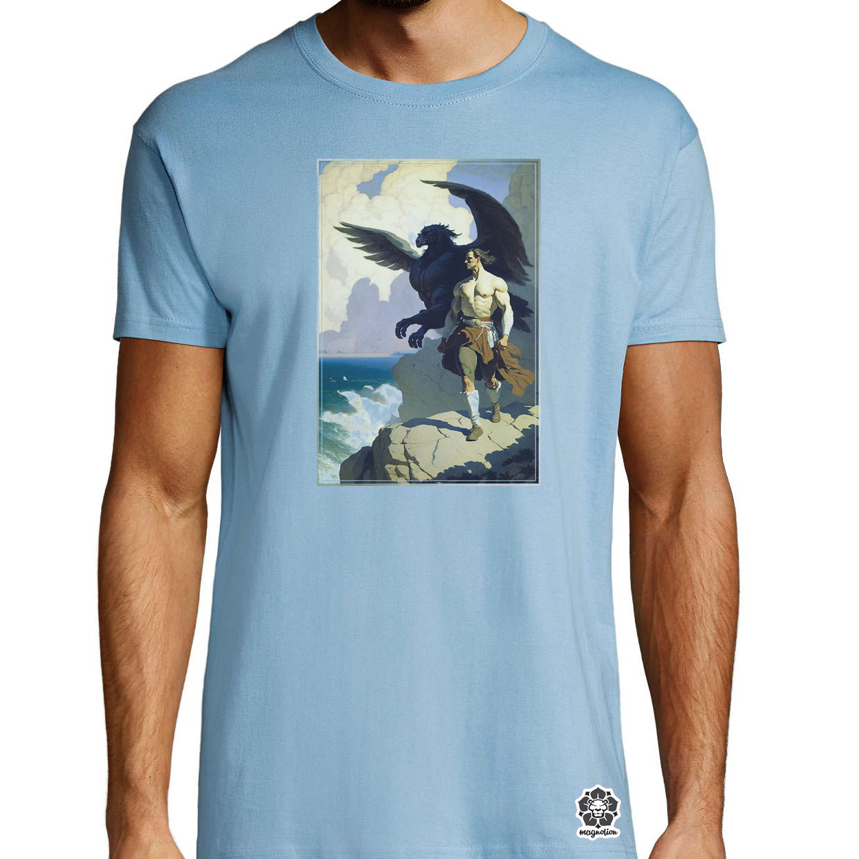 N. C. Wyeth festmény v2 egyedi póló 