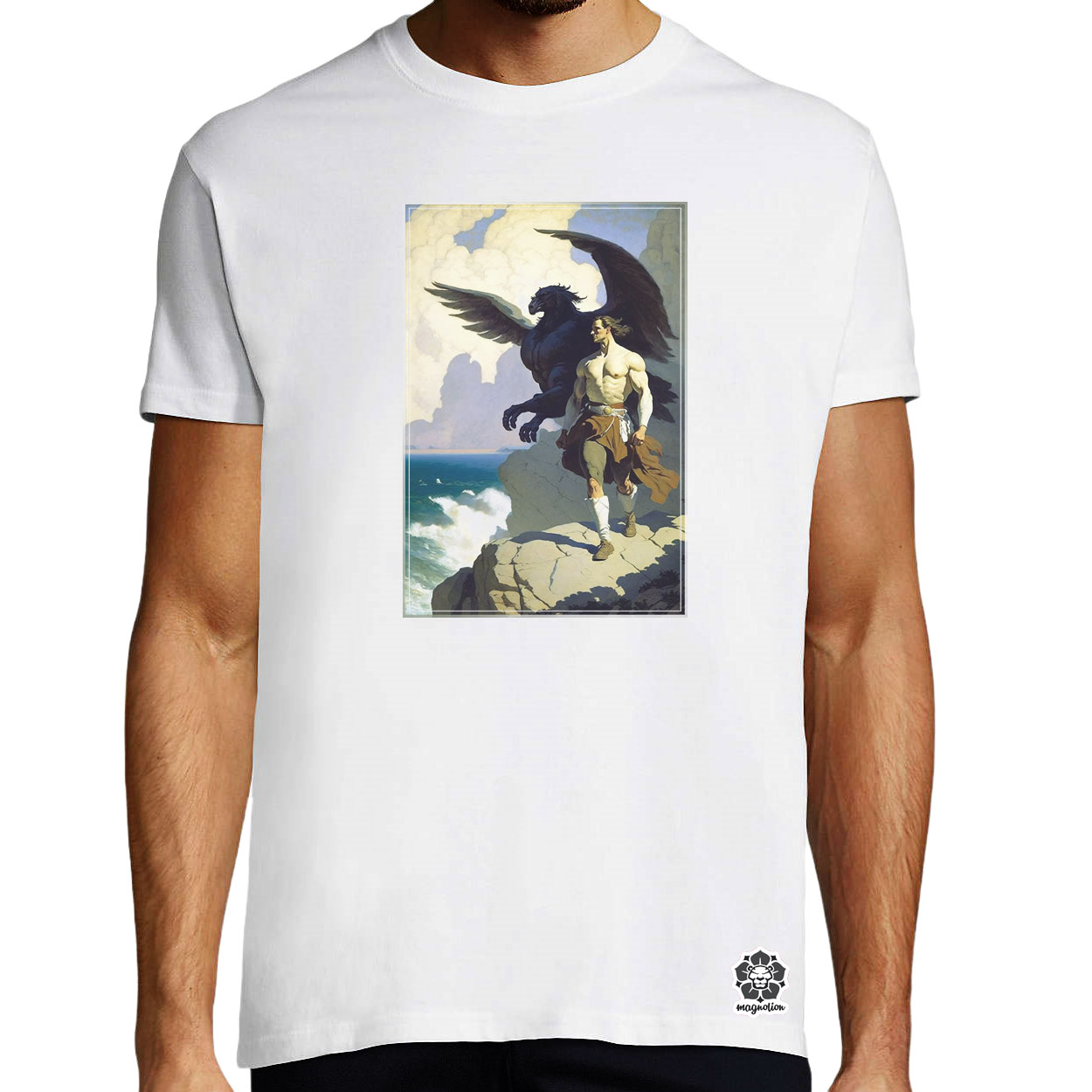 N. C. Wyeth festmény v2 egyedi póló 